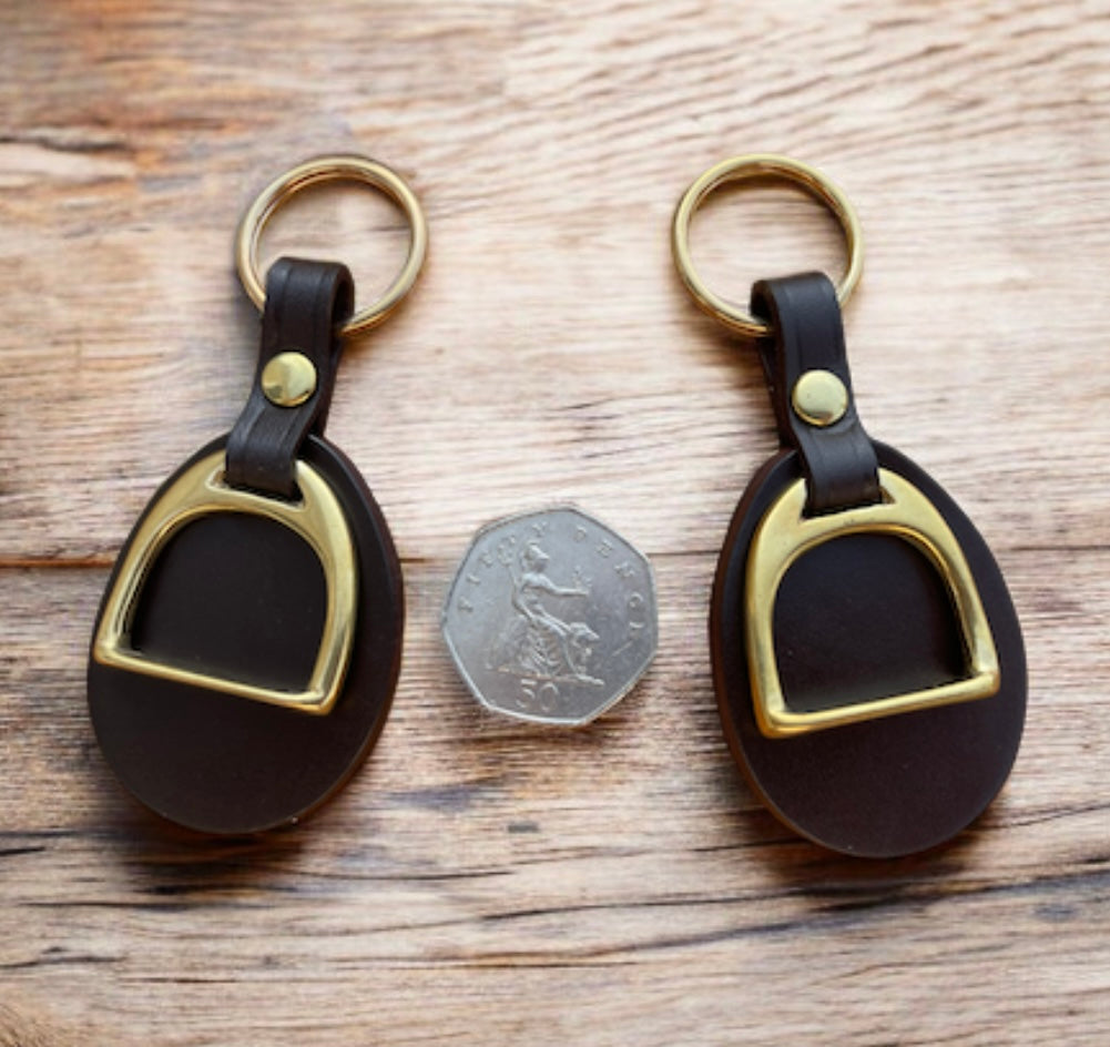 Stirrup iron keyring