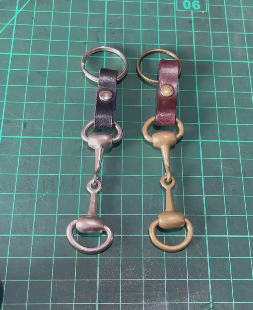 Horse bit keyring